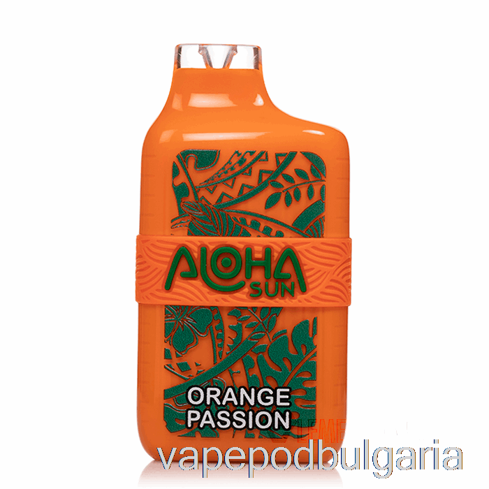 Vape 10000 Дръпки Aloha Sun 7000 Disposable Orange Passion